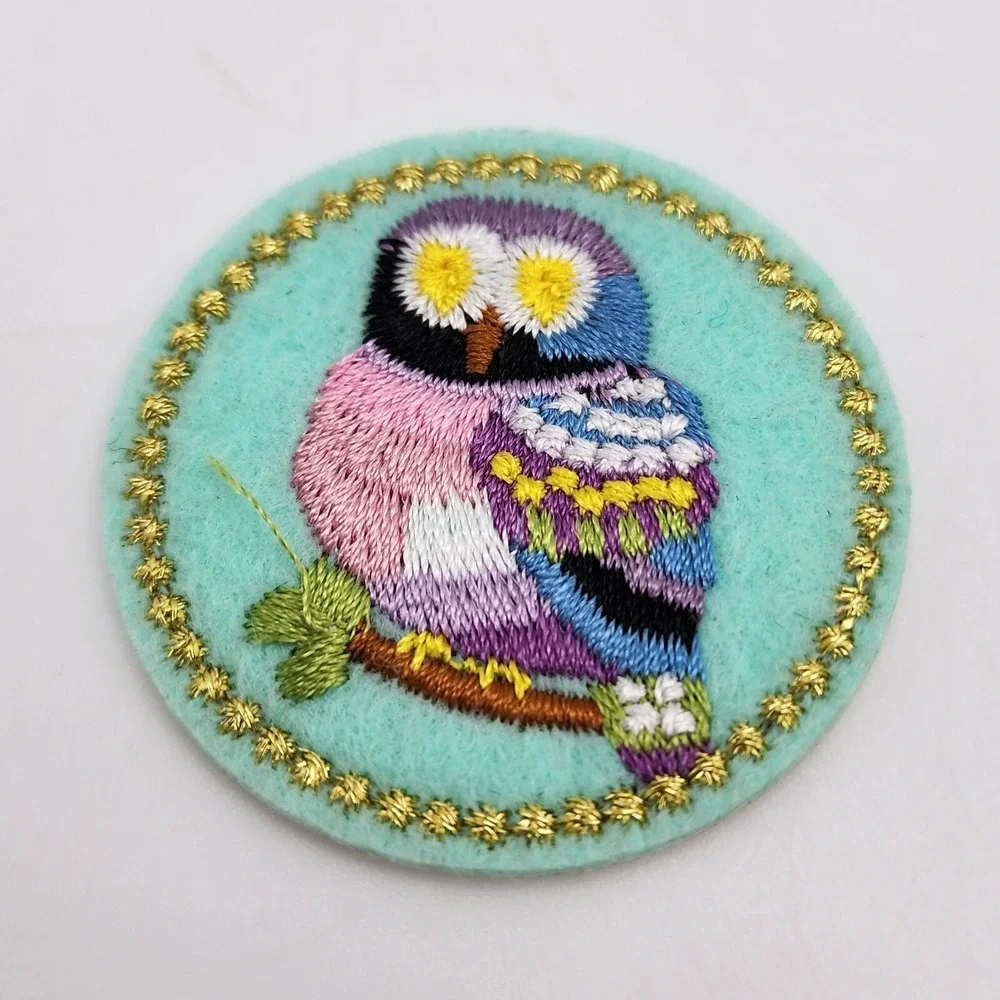 LOT‎ OF 4 CUTE ANIMAL EMBROIDERED PATCHES